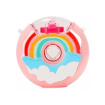 Garrafinha Infantil Donuts Rosquinha Colorida Squeeze escola