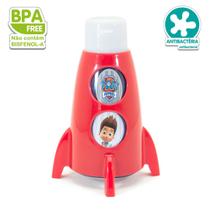 Garrafinha Infantil Escolar Patrulha Canina Garrafa Foguete 320ml Garrafinha Infantil Escolar Patrulha Canina Garrafa Foguete 320ml
