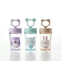 Garrafinha Infantil Pet Amigos 250ml Sortidas Fofas Lancheira Cor:Menina Garrafinha Infantil Pet Amigos 250ml Sortidas Fofas Lancheira Cor:Menina