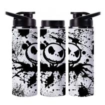 Garrafinha Jack Skellington em Alumínio c/Bico e Tampa 750ml