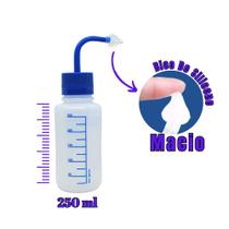 Garrafinha Lavagem Nasal 250ml Bico Curvo Cores