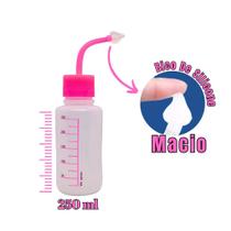 Garrafinha Lavagem Nasal 250ml Bico Curvo Cores