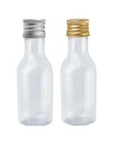 Garrafinha pet 50ml tampa alumínio - 10 unidades Garrafinha pet 50ml tampa alumínio - 10 unidades