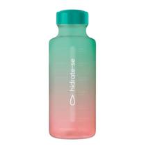 Garrafinha Squeeze Academia Hidrate-se 500ml Garrafa de Água Escola Viagem