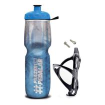 Garrafinha Térmica Caramanhola De Água Bike 700ml C Suporte