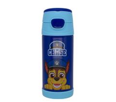 Garrafinha Térmica com Canudo 300ml Chase Click Zona Criativa Garrafinha Térmica com Canudo 300ml Chase Click Zona Criativa