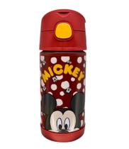 Garrafinha Térmica com Canudo 300ml Mickey Click Zona Criativa Garrafinha Térmica com Canudo 300ml Mickey Click Zona Criativa