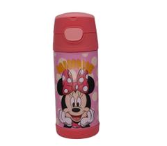 Garrafinha Térmica com Canudo 300ml Minnie Mouse Click Zona Criativa