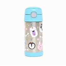 Garrafinha Térmica Funtainer 355Ml Unicórnio Azul Thermos Garrafinha Térmica Funtainer 355Ml Unicórnio Azul Thermos