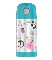Garrafinha Térmica Infantil Thermos 355ml Unicórnio Colorido Garrafinha Térmica Infantil Thermos 355ml Unicórnio Colorido