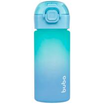 Garrafinha Térmica Inox Buba com Canudo de Silicone Azul 450ml