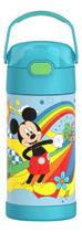 Garrafinha Térmica Thermos 355ml Infantil Mickey Azul Garrafinha Térmica Thermos 355ml Infantil Mickey Azul