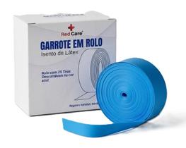 Garrote Descartável 45cm Coleta Sangue Rolo C/25 Un Azul Garrote Descartável 45cm Coleta Sangue Rolo C/25 Un Azul