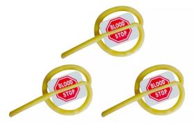 Garrote Para Coleta De Sangue Blood Stop kit com 03 unidades
