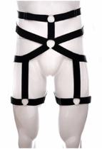 Garter masculino cinta liga sexy figurino harness arreio de perna - Almah Fashion