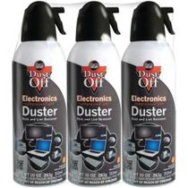 Gás comprimido Cleaning Duster Falcon Dust-Off, 300 ml, pacote com 3