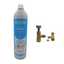 Gas R600 + Valvula Para Adaptar Manifold