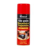 Gás Recarga Maçarico Fogareiro Butano Propano 400ml 200g - Western