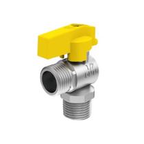 Gás Válvula Angular para Mangueira 1/2 - Roco Gás Válvula Angular para Mangueira 1/2 - Roco