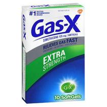 Gas-X Softgels Extra Strength 10 cápsulas da Gas-X (pacote com 4)