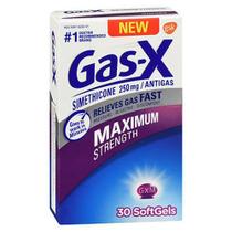 Gas-X Softgels Força Máxima 30 Cápsulas Gelatinosas da Gas-X (Pacote com 2)
