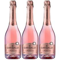 Gaseificado Sem Álcool Garibaldi Moscato Rose - 750mL - Nacional - 03 unidades Gaseificado Sem Álcool Garibaldi Moscato Rose - 750mL - Nacional - 03 unidades
