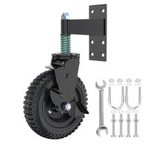 Gate Wheel Lygoeege Heavy Duty com freio de 20 cm e 650 libras de capacidade