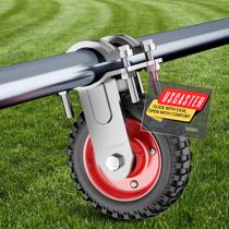 Gate Wheel Sucaster para porta de tubo de metal com 32-57 cm OD 200 kg