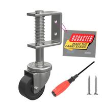 Gate Wheel Uscaster Heavy-Duty Caster de 2 polegadas para portões de madeira