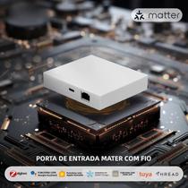 Gateway De Casa Inteligente MOES Tuya Zigbee Matter Thread Controle Por Voz Siri Homekit Smartthings