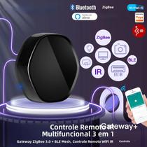 Gateway Remoto WiFi Para Casa Inteligente 38K IR Sem Fio Controlador BLE Mesh ZigBee Multifuncional Gateway Remoto WiFi Para Casa Inteligente 38K IR Sem Fio Controlador BLE Mesh ZigBee Multifuncional