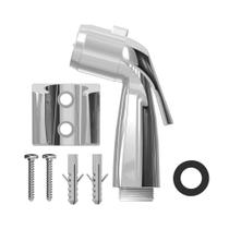 Gatilho ducha higiênica luxo com suporte - cromado