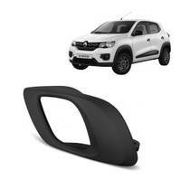 Gatilho interno de maçaneta cromado Renault Kwid (haste reta) 2016 a 2022 direito