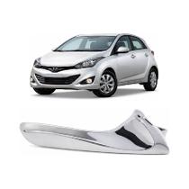 Gatilho interno de maçaneta Hyundai HB20 2012 até 2019 cromado - direito