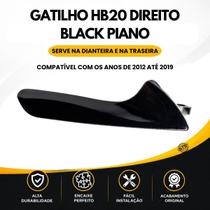 Gatilho Interno Maçaneta do HB20 2012 até 2019 lado DIREITO passageiro BLACK PIANO