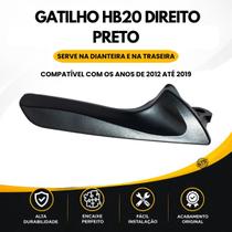 Gatilho Interno Maçaneta do HB20 2012 até 2019 lado DIREITO passageiro PRETO