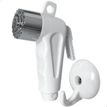 Gatilho Para Ducha Higienica Branca Abs Chuveirinho Com Suporte Bide Banheiro Pistola De Ducha Entrada ½ Lavatório Salão De Beleza Cabelereiro