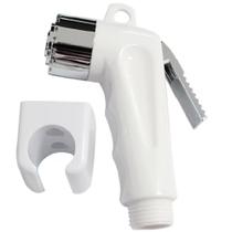Gatilho Para Ducha Higienica Pistola Plastico ABS Reposição Branca Iguatemi Suporte e Fixadores Bucha Parafusos Iguatemi Gatilho Para Ducha Higienica Pistola Plastico ABS Reposição Branca Iguatemi Suporte e Fixadores Bucha Parafusos Iguatemi