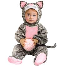 Gatinho cinza listrado Costume Fun World 3T/4T (116941)
