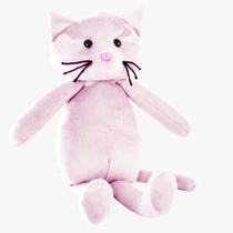 Gatinho de Pelúcia Miu Decorativo e Brinquedo 30cm - Fofuxos De Pelúcia