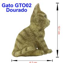 Gatinho Decorativo em Resina Gato Sorte Dinheiro Maneki Neko