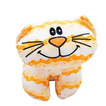 Gato Amarelo Corpo Comprido 19cm - Pelúcia