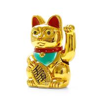 Gato da Sorte Japonês 77155 Dourado 15,5 cm