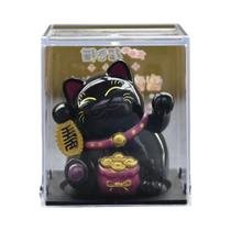 Gato Da Sorte Solar: Mini Estatueta Criativa Para Casa, Carro E Loja Presente De Boa Sorte E