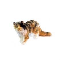 Gato de pelúcia Hansa Calico de cabelos compridos Alamo Cat Betty 30cm Gato de pelúcia Hansa Calico de cabelos compridos Alamo Cat Betty 30cm