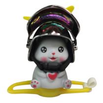 Gato Gatinho Guidao Bike Moto Luzes Som Buzina Capacete Fofo Motocicleta Sinalizaçao Passeio Bicicleta Segurança Led Gato Gatinho Guidao Bike Moto Luzes Som Buzina Capacete Fofo Motocicleta Sinalizaçao Passeio Bicicleta Segurança Led