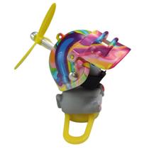 Gato Gatinho Guidao Bike Moto Motocicleta Buzina Som Decoraçao Enfeite Fofo Passeio Segurança Lazer Sinalizaçao