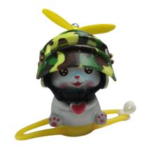 Gato Gatinho Guidao Bike Moto Motocicleta Buzina Som Decoraçao Enfeite Fofo Passeio Segurança Lazer Sinalizaçao Gato Gatinho Guidao Bike Moto Motocicleta Buzina Som Decoraçao Enfeite Fofo Passeio Segurança Lazer Sinalizaçao