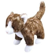 Gato Marrom Em Pé 33Cm - Pelúcia Gato Marrom Em Pé 33Cm - Pelúcia