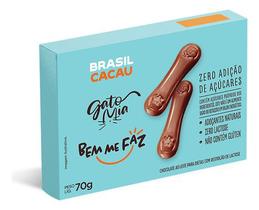 Gato Mia Bem Me Faz 70g Brasil Cacau Chocolate Zero